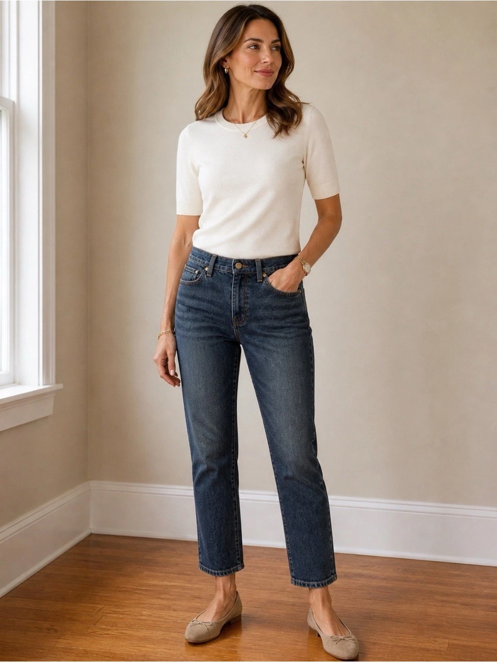 Talbots Everyday Relaxed Jean 2P Bristol Wash